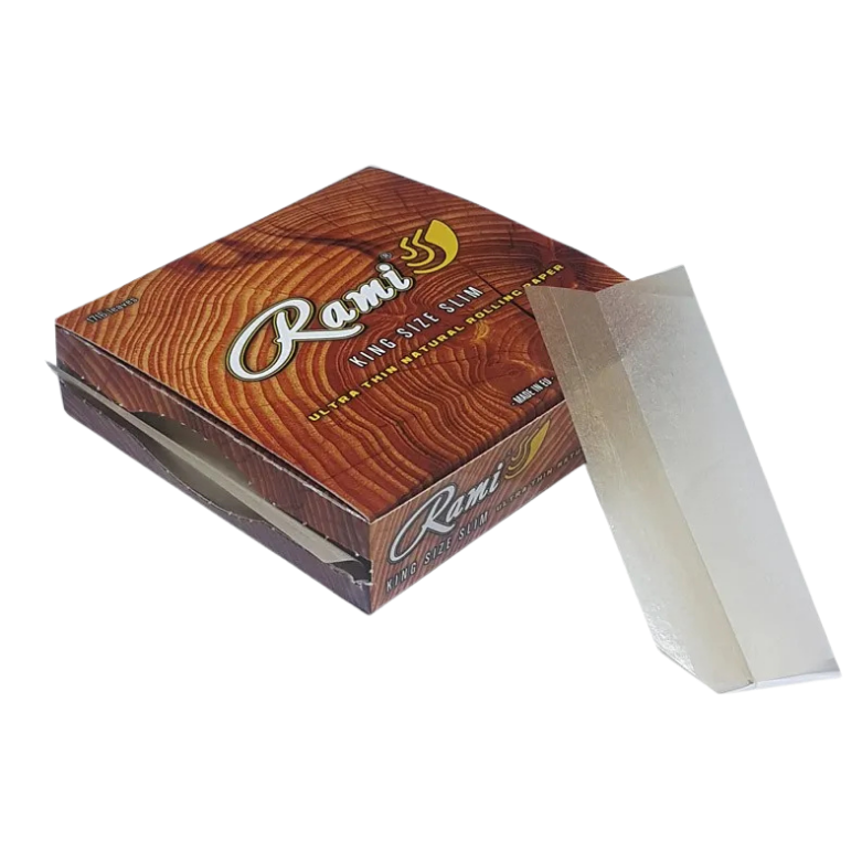 Rami King Size Slim - Papel de Liar, Caja de Recarga con 1700 Hojas