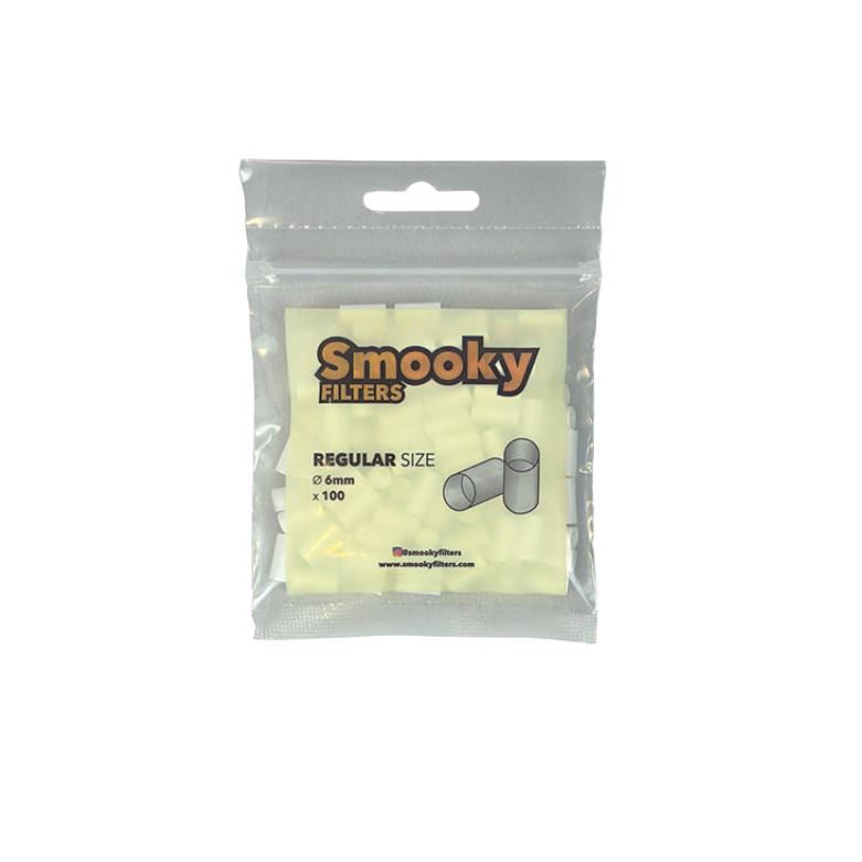 Filtros Smooky Tamaño Regular 6mm - Paquete de 100 Unidades